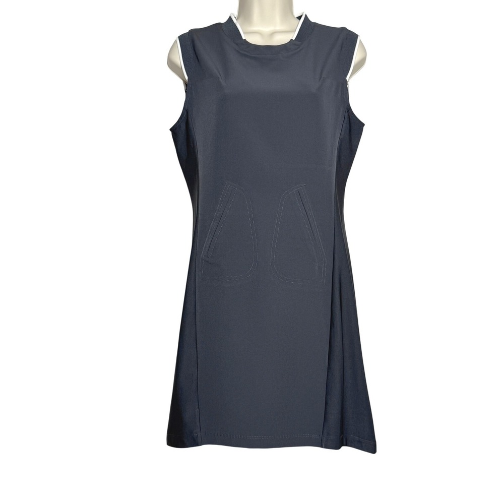 Mondetta Womens Active Dress S‎ Black Stretch Tennis Training Minimalist